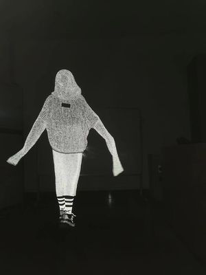 安全服 反射点帯 ニット ニット用ポリエステル反射点帯 ニット用