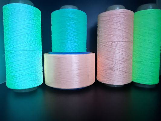 ポリエステル 輝く ダイ 輝く 糸 FDY フレウレッサン 編み物 上部