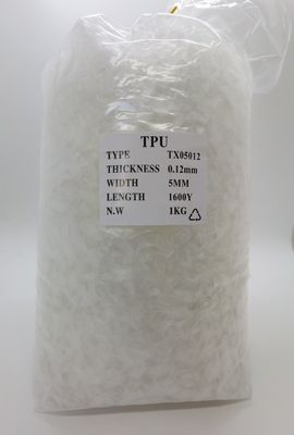 黒色 TPUテープ TPU繊維糸 モビロンテープ 鈍いポーランドの TPUテープ