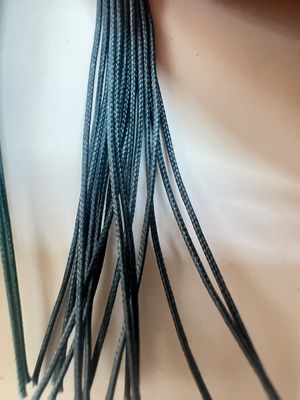 0.3mm ワックスコーティング糸 ポリエステル 平面 ワックス糸 高強度ポリエステル ワックス縫製糸