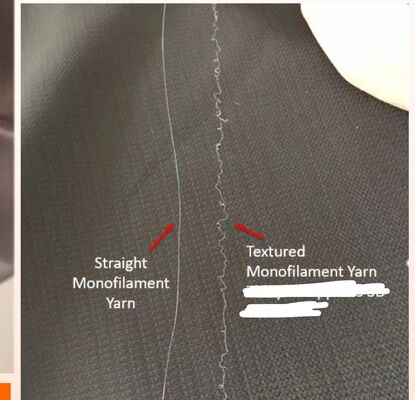 20D 30D トイスト モノフィラメント ヤーン 明るい色ポリエステル モノフィラメント ヤーン 靴下 編み モノフィラメント ヤーン