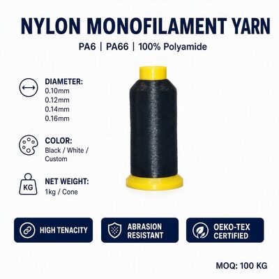 0.15MM 0.18MM 0.20MM 100G 200G 400G 1000G ナイロンポリアミド MONO ヤーン 工場 直接販売