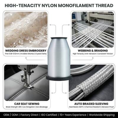 0.10mm 0.12mm 0.14mm 0.15mm 0.16mm 0.18mm 0.20mm ポリアミドモノフィラメント糸 刺身用装置用ポリアミドモノフィラメント糸