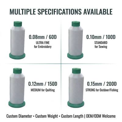 0.10mm 0.12mm 0.14mm 0.15mm 0.16mm 0.18mm 0.20mm ポリアミドモノフィラメント糸 刺身用装置用ポリアミドモノフィラメント糸